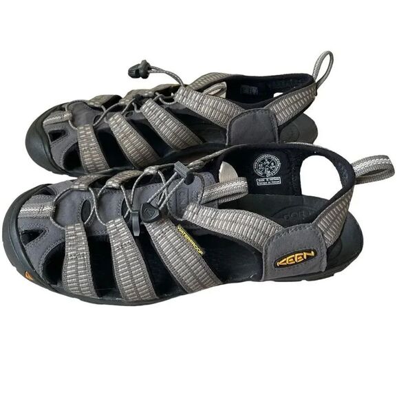 Keen Men's Newport H2 Waterproof Hiking Sandal  Blue Gray Polyester Web SZ 9 - Picture 1 of 11